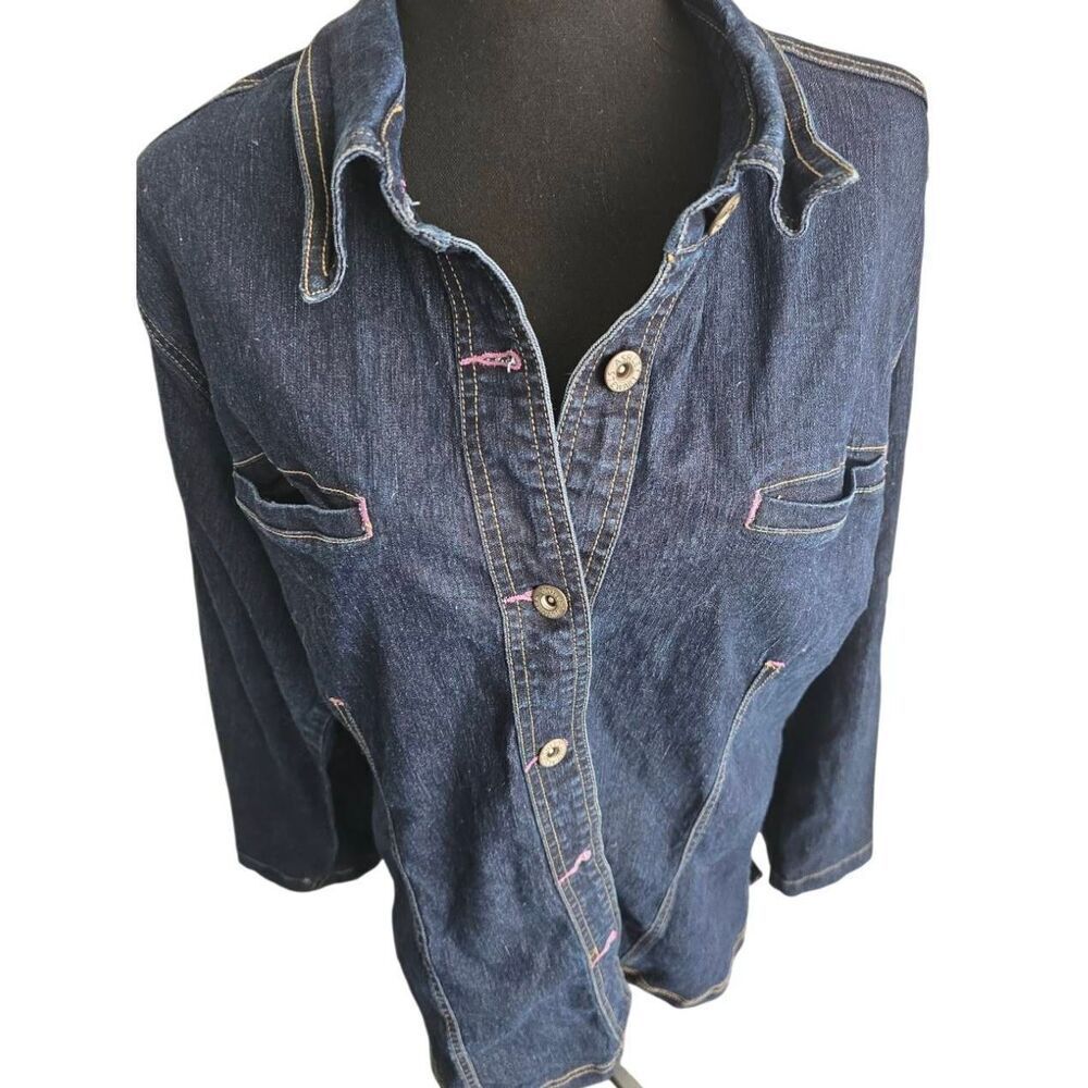 Ashley Stewart Denim Top